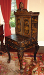 McLoughlin House Chinese Lacquer Sewing Cabinet